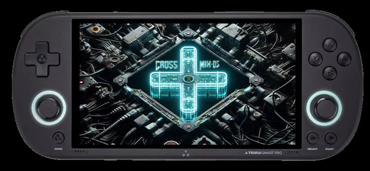 CrossMix OS på en TrimUI Smart Pro